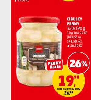 CIBULKY PENNY, 320 g