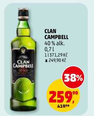 CLAN CAMPBELL, 0,7 l