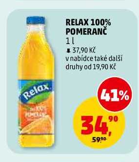 RELAX 100% POMERANČ, 1 l