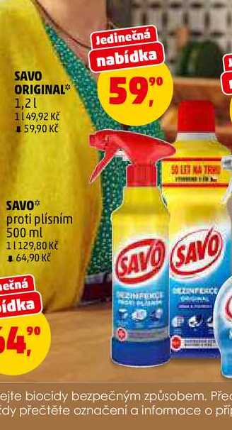 SAVO ORIGINAL, 1,2 l