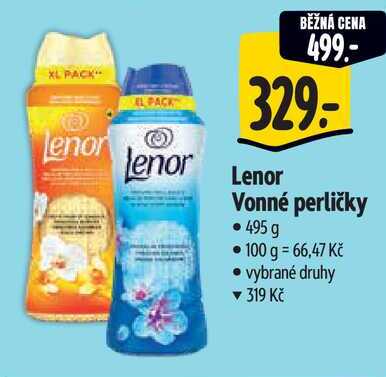 Lenor Vonné perličky, 495 g 