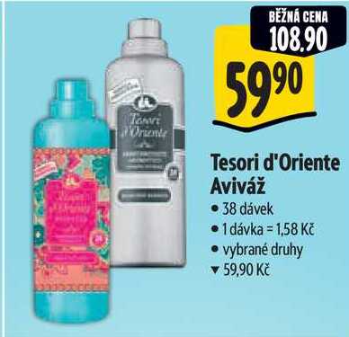 Tesori d'Oriente Aviváž, 38 dávek