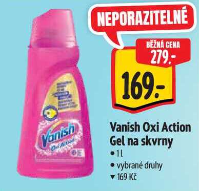 Vanish Oxi Action Gel na skvrny , 1 l
