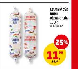 TAVENÝ SÝR BONI, 100 g 