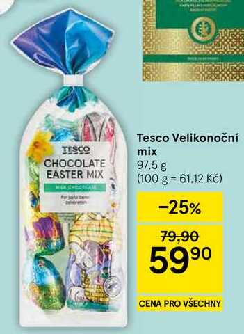 Tesco Velikonoční mix, 97,5 g  