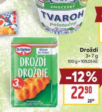Droždí 3x7g 