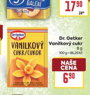 Dr. Oetker  Vanilkový cukr 8g 