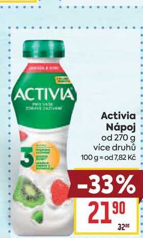 Activia Nápoj od 270 g  v akci
