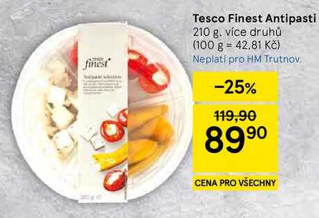 Tesco Finest Antipasti, 210 g