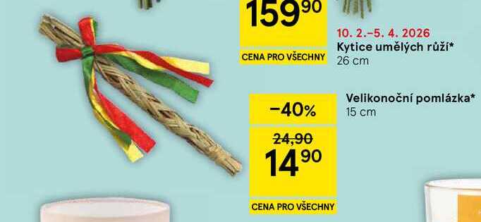 Velikonoční pomlázka, 15 cm 