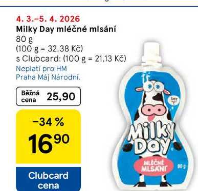 Milky Day mléčné mlsání, 80 g  