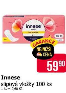 Innese slipové vložky 100 ks 