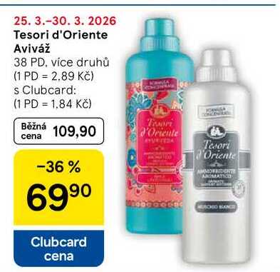 Tesori d'Oriente Aviváž, 38 PD, více druhů  