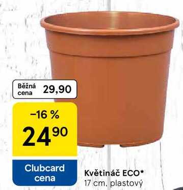 Květináč ECO, 17 cm. plastový 