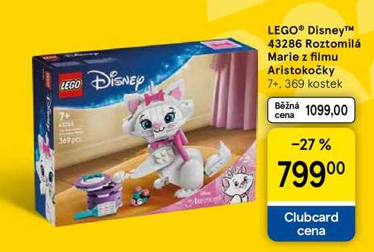 LEGO® Disney™ 43286 Roztomilá Marie z filmu Aristokočky 7+, 369 kostek