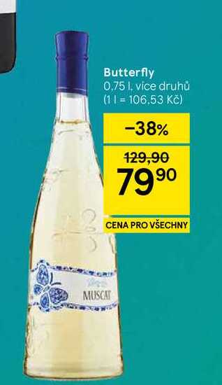 Butterfly, 0,75 l