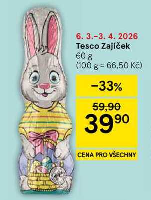 Tesco Zajíček, 60 g 