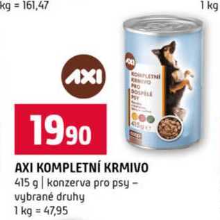 AXI KOMPLETNÍ KRMIVO 415 g