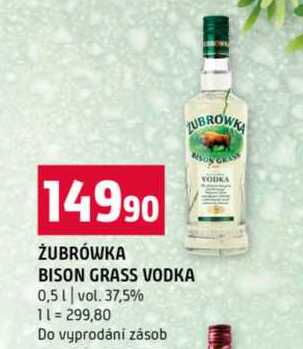 ŽUBRÓWKA BISON GRASS VODKA 0,5 l