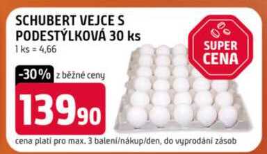 SCHUBERT VEJCE S PODESTÝLKOVÁ 30 ks