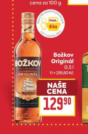 Božkov Originál 0,5l