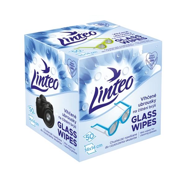 Linteo Vlhčené ubrousky na čištění brýlí