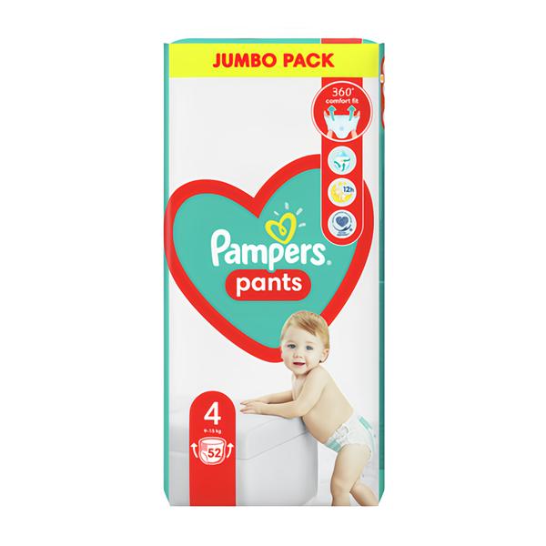 Pampers Pants Plenkové kalhotky Jumbo Pack vel. 4 (9-15kg)