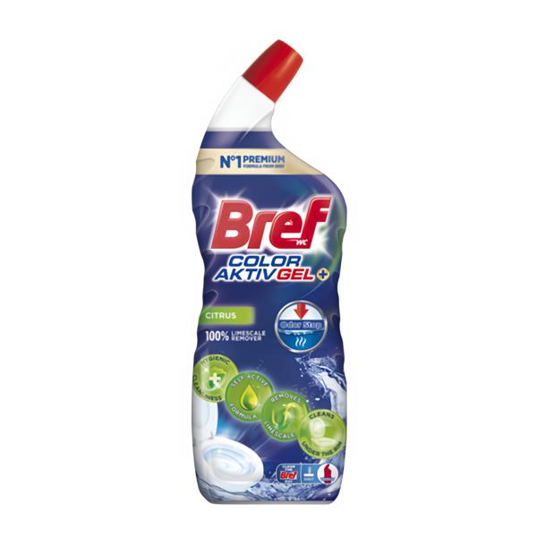 Bref Color Aktiv Gel+ Citrus WC čistič