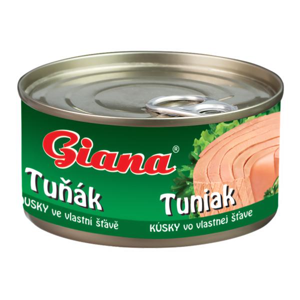 Giana Tuňák kousky ve vlastní šťávě