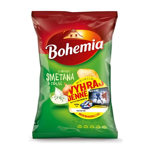 Bohemia Chips smetana a cibule