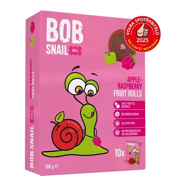 Šnek Bob Ovocné rolky jablko-malina