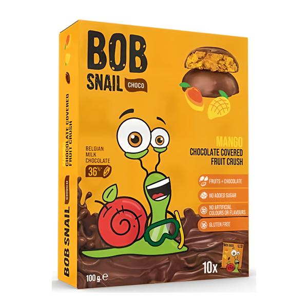 Šnek Bob Ovocná pochoutka v čokoládě - mango