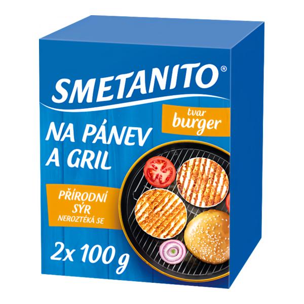 Smetanito Sýr na gril a na pánev burger