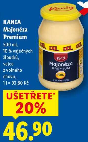 KANIA Majonéza Premium, 500 ml