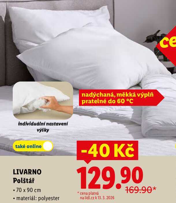 LIVARNO Polštář 