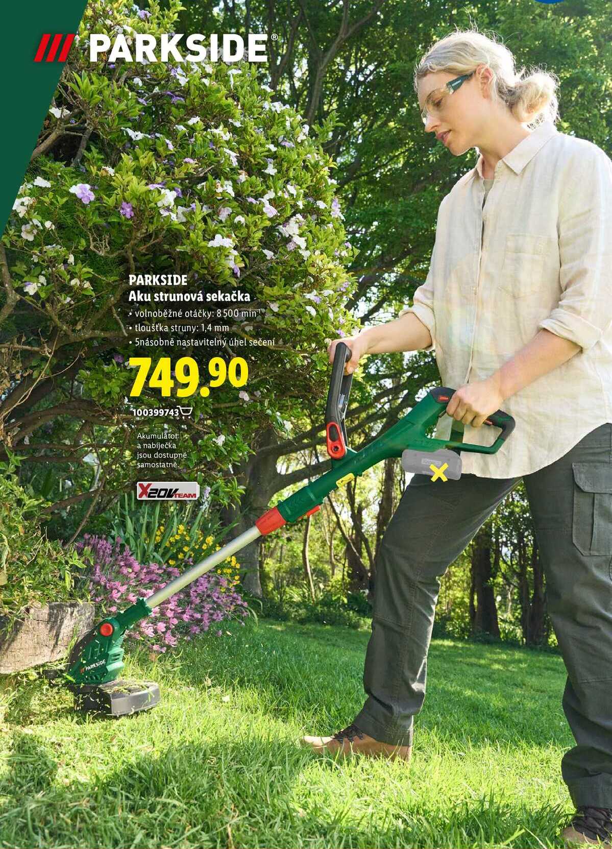PARKSIDE Aku strunová sekačka
