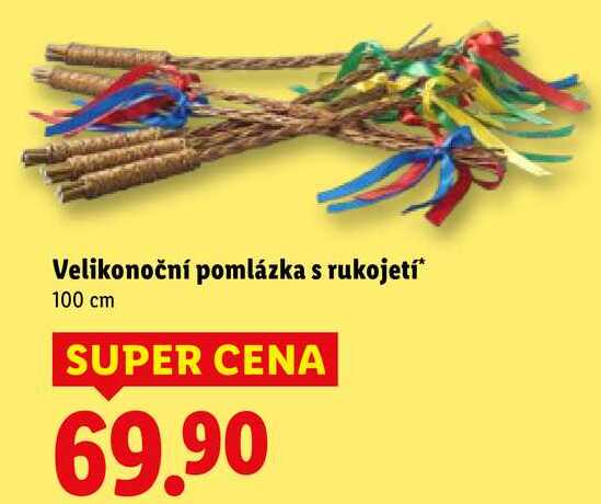 Velikonoční pomlázka s rukojetí