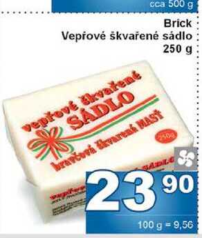 Brick Vepřové škvařené sádlo 250g