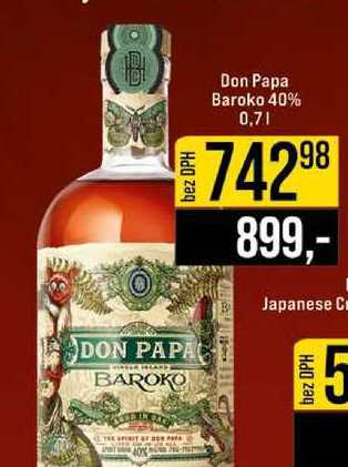 Don Papa Baroko 40% 0,7l