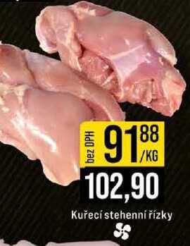 Kuřecí stehenní řízky 1kg