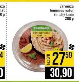 Varmuža hummus natur římský kmin 200 g