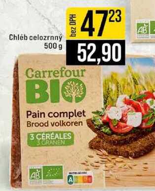 Chléb celozrnný 500 g 