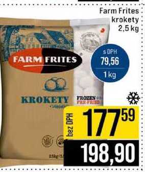 Farm Frites krokety 2,5 kg 