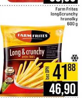 Farm Frites long&crunchy hranolky 600 g 