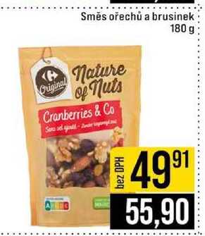 Směs ořechů a brusinek 180 g