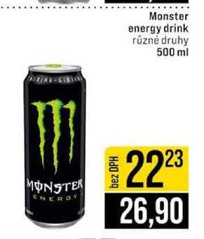 Monster energy drink různé druhy 500 ml