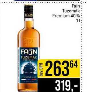 Fajn Tuzemák Premium 40% 1l