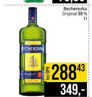 Becherovka Original 38 % 1l
