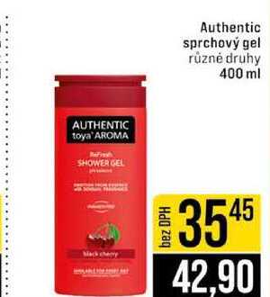 Authentic sprchový gel různé druhy 400 ml