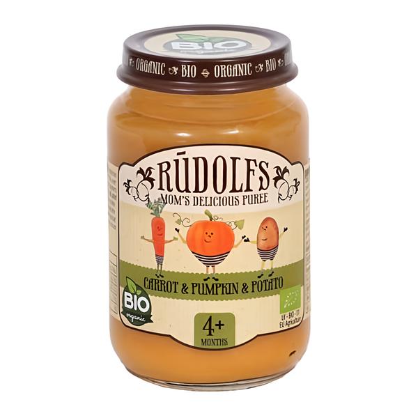 Rudolfs BIO Příkrm mrkev, dýně a brambory